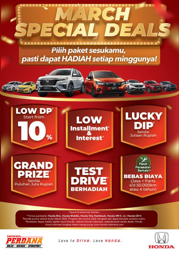 promo penawaran khusus maret