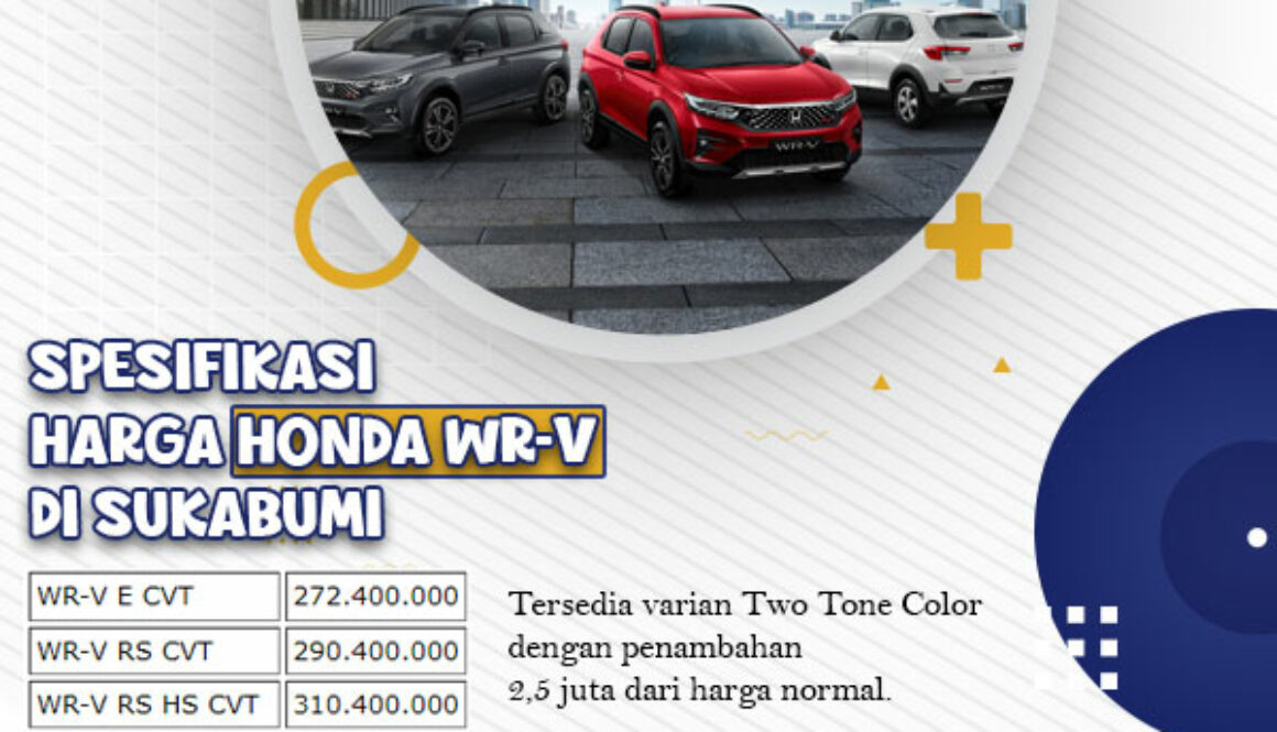 Harga Honda WR-V Di Sukabumi