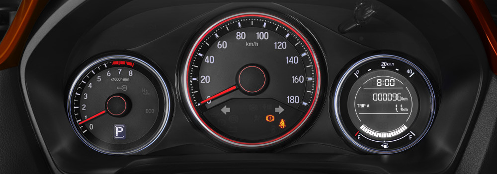 New Sporty Meter Cluster with Multi Information LCD Display (for RS type)